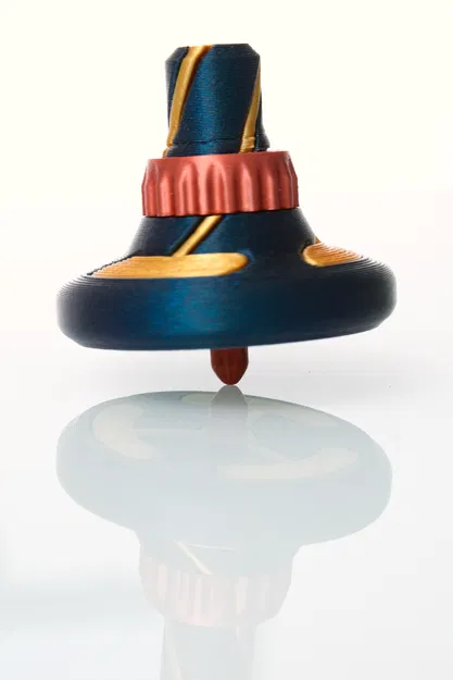 Con quay fidget toy có cơ chế xuyên qua (Passthrough spinning top) - Image 5