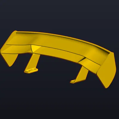 Cánh gió sau cho xe RC tỉ lệ 1/10 - Phụ kiện độ xe 3D cực chất