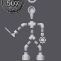 PipeKnight - Đèn ngủ robot ống nước in 3D độc đáo - Thumbnail 7