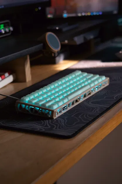 Vỏ bàn phím Monsgeek FUN60 Pro Voronoi (Lấy cảm hứng từ Holy60) - Image 1