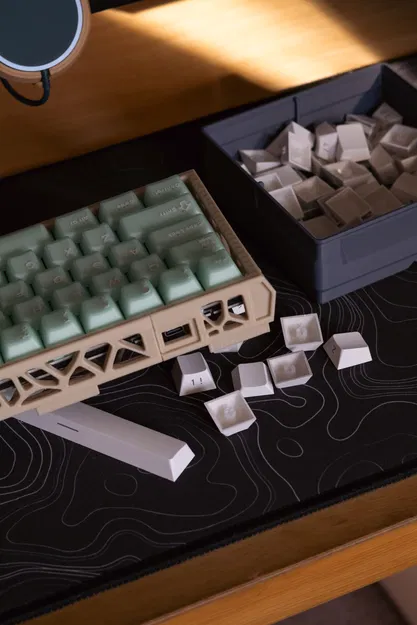 Vỏ bàn phím Monsgeek FUN60 Pro Voronoi (Lấy cảm hứng từ Holy60) - Image 8