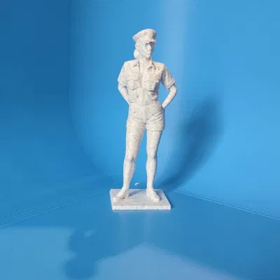 Mô hình nữ cảnh sát 12cm trang trí bàn làm việc cực đẹp