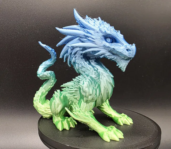 Mô hình rồng Fantasy Bearded Dragon với đuôi xoắn độc đáo - Image 1