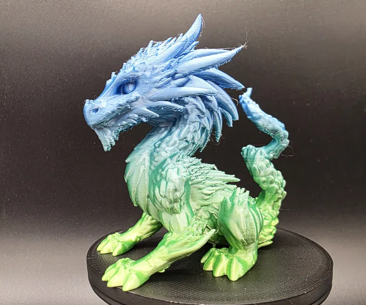 Mô hình rồng Fantasy Bearded Dragon với đuôi xoắn độc đáo - Image 2