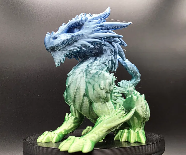 Mô hình rồng Fantasy Bearded Dragon với đuôi xoắn độc đáo - Image 3