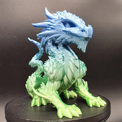 Mô hình rồng Fantasy Bearded Dragon với đuôi xoắn độc đáo