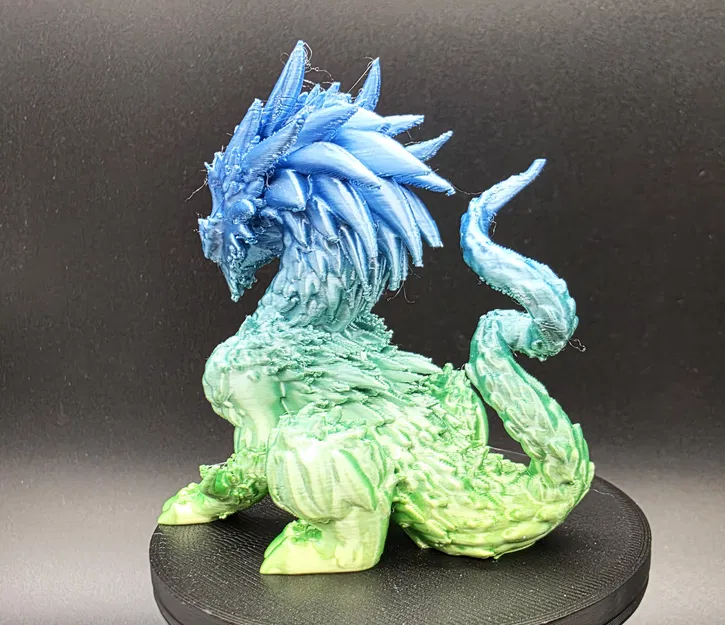 Mô hình rồng Fantasy Bearded Dragon với đuôi xoắn độc đáo - Image 5