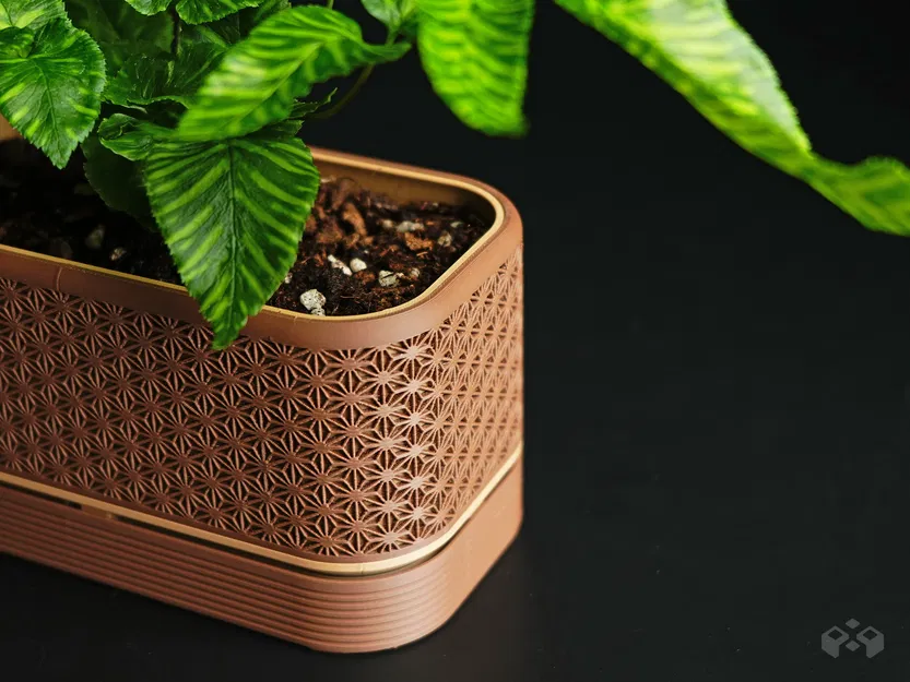 Chậu cây Komori với đế chứa nước tiện dụng - Image 2