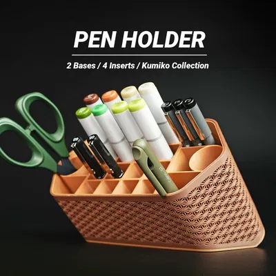 Ống cắm bút Asanoha - Kệ đựng đồ để bàn