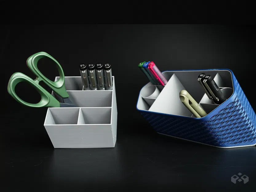 Ống cắm bút Asanoha - Kệ đựng đồ để bàn - Image 3