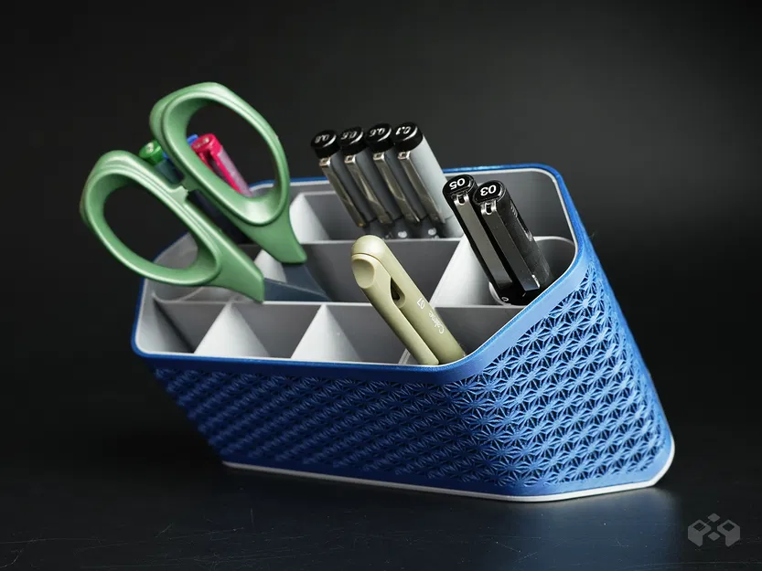 Ống cắm bút Asanoha - Kệ đựng đồ để bàn - Image 6