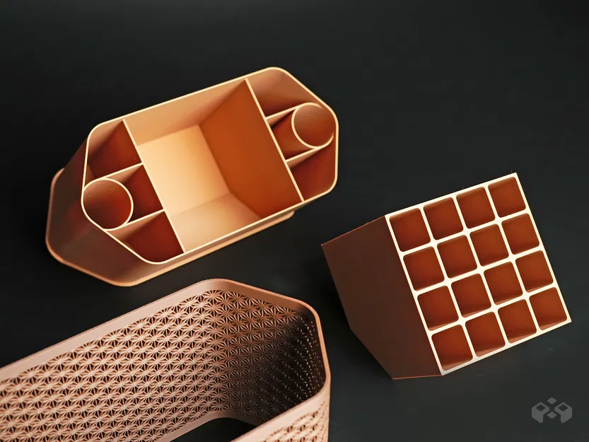 Ống cắm bút Asanoha - Kệ đựng đồ để bàn - Image 10