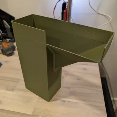 Khay hứng rác nhựa (Poop Chute) gọn nhẹ cho Qidi Plus 4