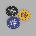 Bộ Poker Tokens/Buttons (Dealer, Small Blind, Big Blind) - Thumbnail 1