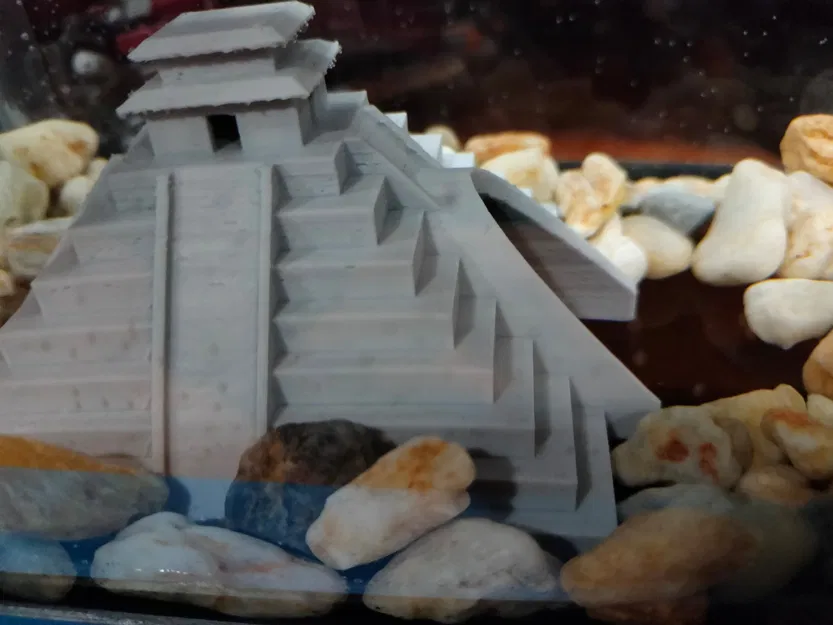 Mô hình Kim tự tháp Aztec cho hồ cá/terrarium - Image 2