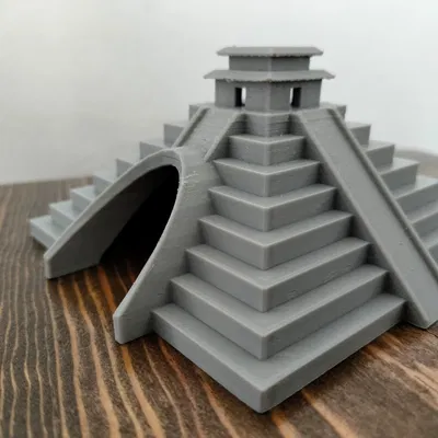 Mô hình Kim tự tháp Aztec cho hồ cá/terrarium