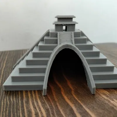 Mô hình Kim tự tháp Aztec cho hồ cá/terrarium
