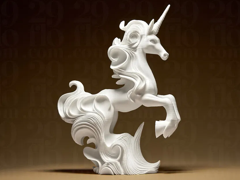 Tượng Kỳ Lân Thanh Lịch (Unicorn Elegant Sculpture) - Image 1