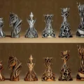 Bộ Cờ Vua Cách Điệu (Stylized Chess Set) - Thumbnail 1