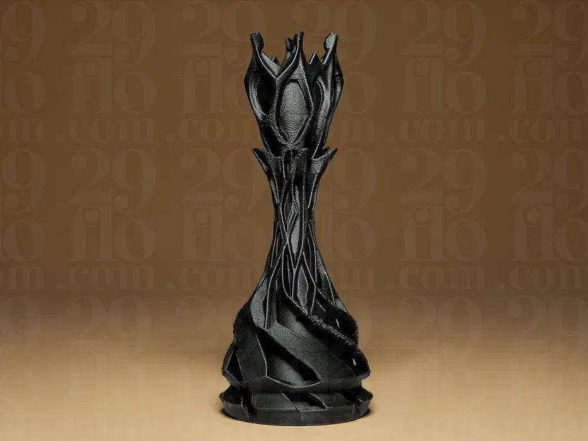 Bộ Cờ Vua Cách Điệu (Stylized Chess Set) - Image 3