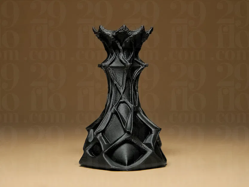 Bộ Cờ Vua Cách Điệu (Stylized Chess Set) - Image 7
