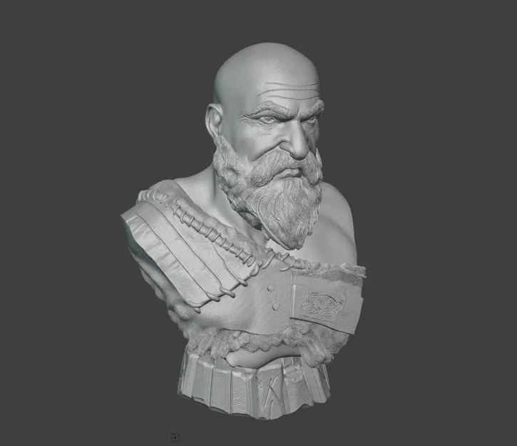 Tượng bán thân Kratos - God of War - Image 2
