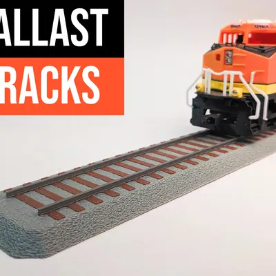 Đường Ray Tàu Hỏa Có Dằn Đá - Dragon Railway