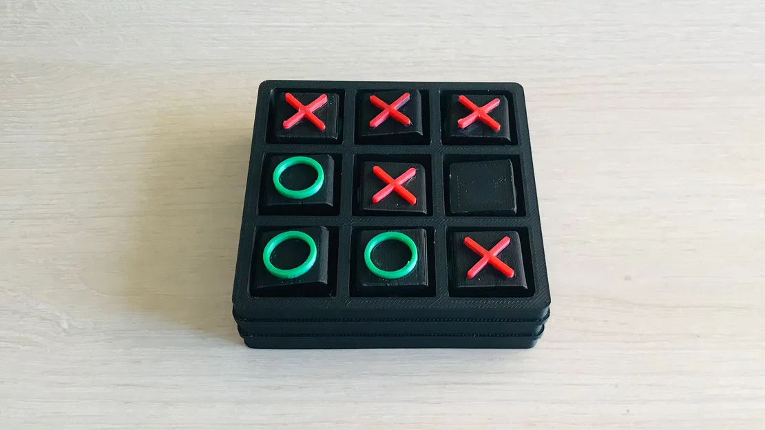 Bộ trò chơi Tic Tac Toe XOXO Puzzle Game Box - Image 2