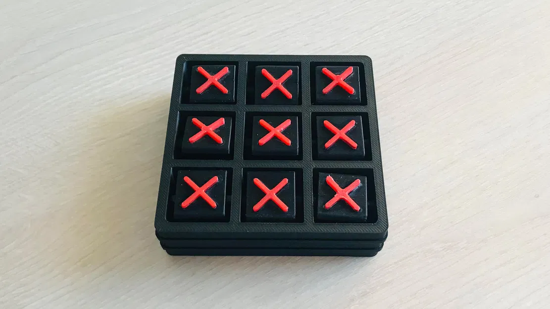 Bộ trò chơi Tic Tac Toe XOXO Puzzle Game Box - Image 3