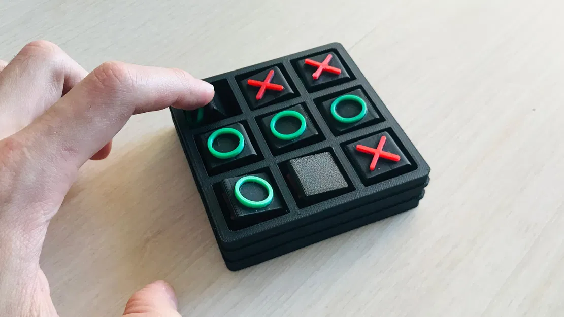 Bộ trò chơi Tic Tac Toe XOXO Puzzle Game Box - Image 6