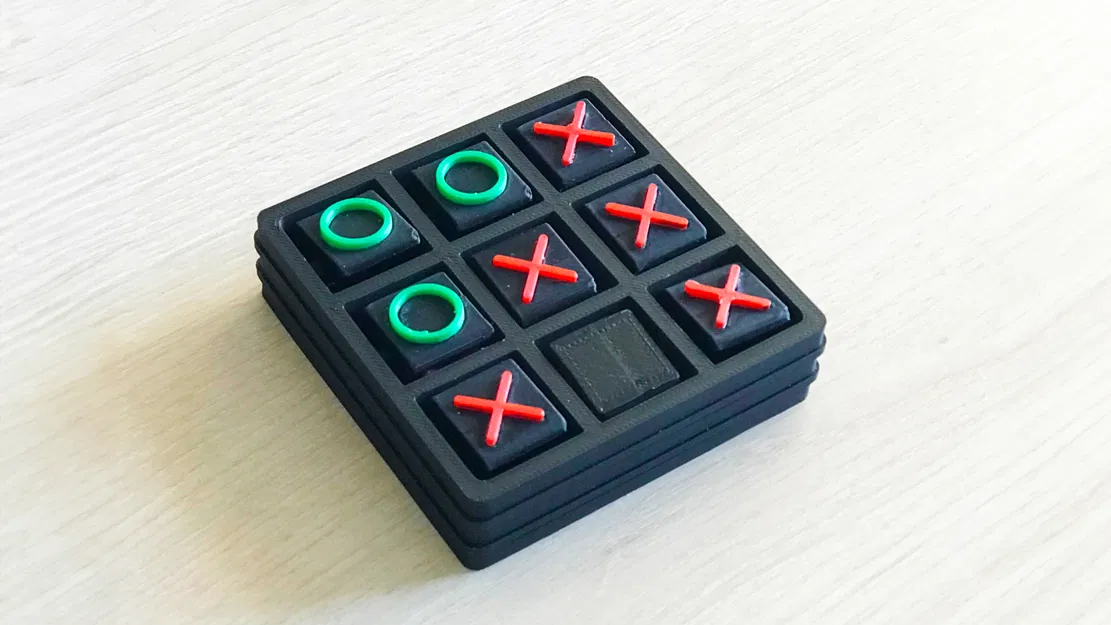 Bộ trò chơi Tic Tac Toe XOXO Puzzle Game Box - Image 7