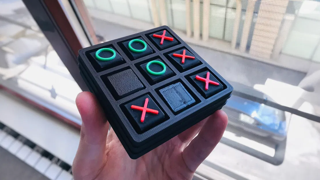 Bộ trò chơi Tic Tac Toe XOXO Puzzle Game Box - Image 9