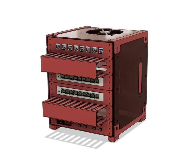 Tủ mạng 6U mini cho home lab - Image 1