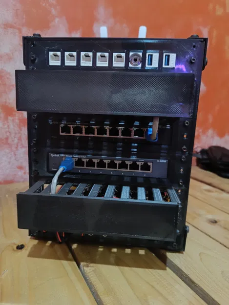 Tủ mạng 6U mini cho home lab - Image 5