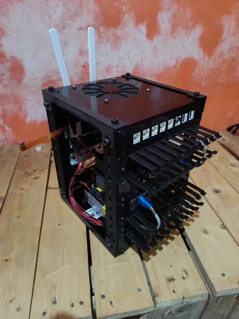 Tủ mạng 6U mini cho home lab - Image 6