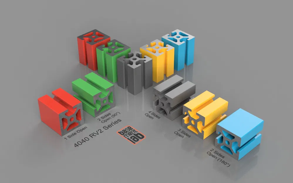 Bộ sưu tập thanh nhôm định hình 4040 Rv2 Series - Image 1