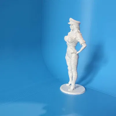 Mô hình nữ cảnh sát 12cm đầy cá tính cho người yêu in 3D