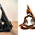 Giá đỡ điện thoại hình người Yoga độc đáo in 3D - Thumbnail 1