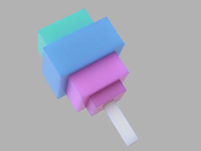 Mô hình trang trí 3D Candy Blossom từ game Grow A Garden - Image 1