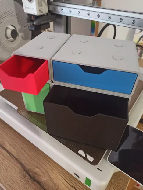 Bộ hộp lưu trữ mô-đun thông minh in 3D đa năng - Image 5