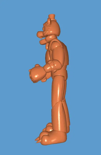 Mô hình Glamrock Freddy 3D - Tải file in cho fan FNAF - Image 2