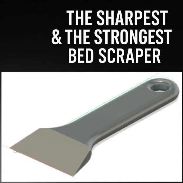 Dụng cụ cạo bàn in 3D tối thượng (Ultimate 3D Printer Bed Scraper) - Image 1