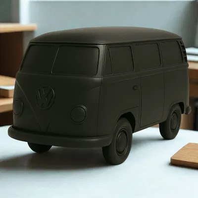 Mô hình xe Volkswagen Bus cổ điển - File in 3D ấn tượng