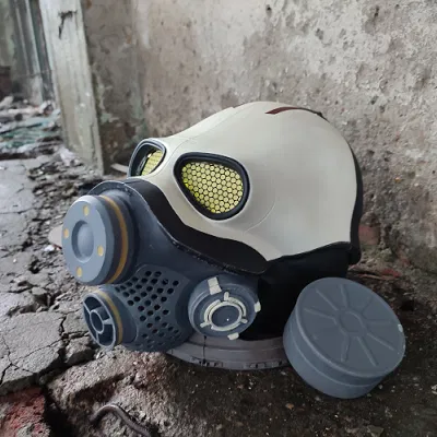 Mũ bảo hiểm lính Combine trong Half Life Alyx - Đã hoàn thiện