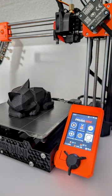 Mô hình Mèo con Low Poly đang ngủ cực xinh (Không cần support) - Image 5