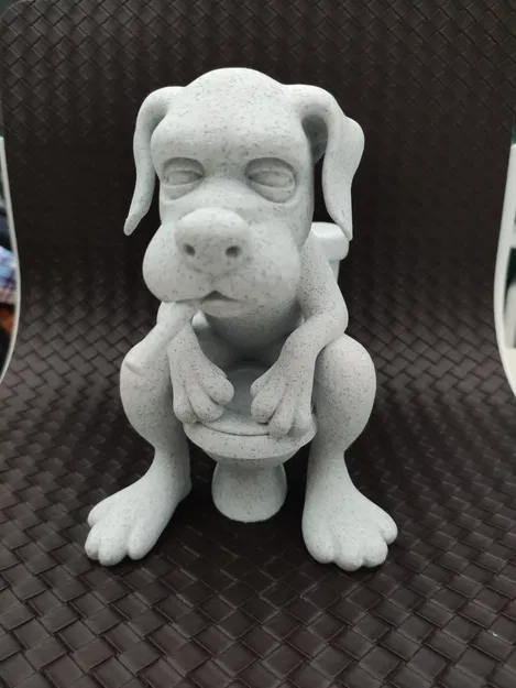 Hangover Buddy - Đồ trang trí phòng tắm / Giá đỡ đèn LED tealight hình cún cưng - Image 4