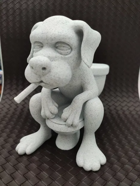 Hangover Buddy - Đồ trang trí phòng tắm / Giá đỡ đèn LED tealight hình cún cưng - Image 5