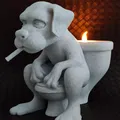Hangover Buddy - Đồ trang trí phòng tắm / Giá đỡ đèn LED tealight hình cún cưng - Thumbnail 7
