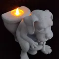 Hangover Buddy - Đồ trang trí phòng tắm / Giá đỡ đèn LED tealight hình cún cưng - Thumbnail 8