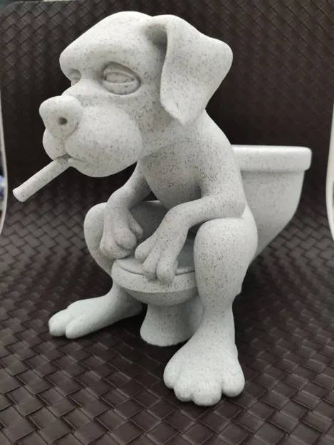 Hangover Buddy - Đồ trang trí phòng tắm / Giá đỡ đèn LED tealight hình cún cưng - Image 11